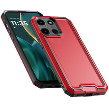 For Moto G Stylus 2025 Case Rugged Fused Shockproof Hybrid Cover +Tempered Glass
