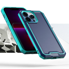 For iPhone 12/12 Pro Case Strong Fused  Shockproof Hybrid Cover + Tempered Glass