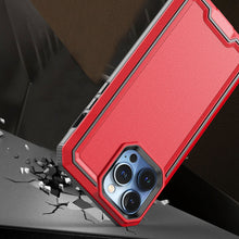 For iPhone 12/12 Pro Case Strong Fused  Shockproof Hybrid Cover + Tempered Glass