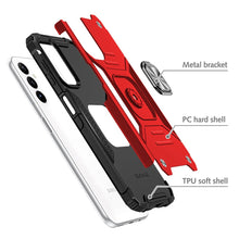 For Moto G Stylus 5G 2024 Case Magnetic Stand Shockproof Hybrid + Tempered Glass