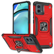 For Moto G Power 5G 2024 Case Magnetic Stand Shockproof Hybrid + Tempered Glass