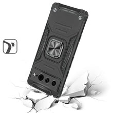 For Google Pixel 7 PRO (Triple Camera) Case Magnetic Kickstand Hybrid Cover