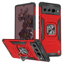 For Google Pixel 7 PRO (Triple Camera) Case Magnetic Kickstand Hybrid Cover