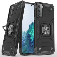 For Samsung Galaxy S21 FE Premium Robust Magnetic Kickstand Hybrid Case Cover