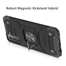 For Samsung Galaxy S21 FE Premium Robust Magnetic Kickstand Hybrid Case Cover