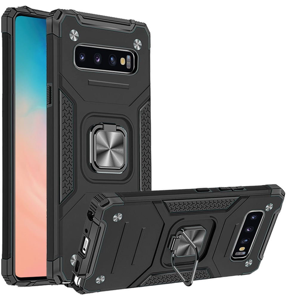 Samsung Galaxy S10 Case Robust Magnetic Kickstand Shockproof Hybrid Phone Cover