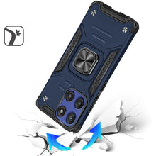 For Moto G Stylus 2025 Case Magnetic Kickstand Shockproof Hybrid +Tempered Glass