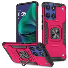 For Moto G Stylus 2025 Case Magnetic Kickstand Shockproof Hybrid +Tempered Glass