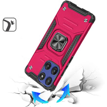 For Moto G Stylus 2025 Case Magnetic Kickstand Shockproof Hybrid +Tempered Glass