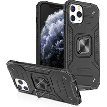 For iPhone 15 PLUS Case Robust Magnetic Stand Shockproof Cover +2 Tempered Glass