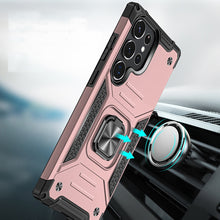 For Samsung S23 Ultra Case Robust Magnetic Kickstand Shockproof Hybrid Cover