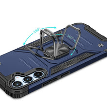 For Samsung S25 FE Case Magnetic Kickstand Shockproof Cover + Tempered Glass