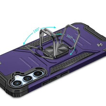 For Samsung S25 FE Case Magnetic Kickstand Shockproof Cover + Tempered Glass