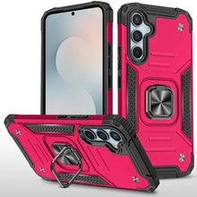 For Samsung S25 FE Case Magnetic Kickstand Shockproof Cover + Tempered Glass
