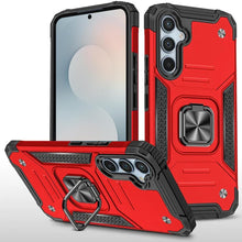 For Samsung S25 FE Case Magnetic Kickstand Shockproof Cover + Tempered Glass