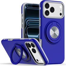 For iPhone 17 PRO Case Solid Rugged Shockproof with 360 Stand + Tempered Glass