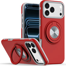 For iPhone 17 PRO Case Solid Rugged Shockproof with 360 Stand + Tempered Glass