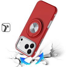 For iPhone 17 PRO Case Solid Rugged Shockproof with 360 Stand + Tempered Glass