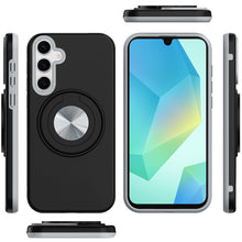 For Samsung A16 5G Case Solid Rugged Magnetic with Ring Stand + Tempered Glass