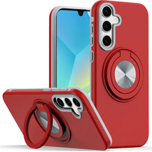 For Samsung A16 5G Case Solid Rugged Magnetic with Ring Stand + Tempered Glass