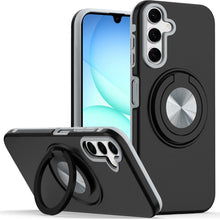 For Samsung A17 5G Case Solid Rugged Magnetic with Ring Stand + Tempered Glass