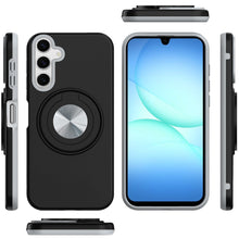 For Samsung A17 5G Case Solid Rugged Magnetic with Ring Stand + Tempered Glass