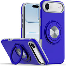 For iPhone Air Case Solid Rugged Shockproof Cover w/ 360 Stand + Tempered Glass
