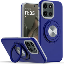 For Motorola Edge 2025 Case Solid Rugged Magnetic Ring Doubles as Stand Cover