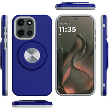 For Motorola Edge 2025 Case Solid Rugged Magnetic Ring Doubles as Stand Cover