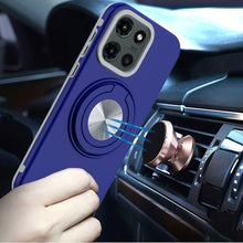 For Motorola Edge 2025 Case Solid Rugged Magnetic Ring Doubles as Stand Cover
