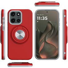 For Motorola Edge 2025 Case Solid Rugged Magnetic Ring Doubles as Stand Cover
