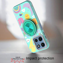 For Moto G 2025/2026/G Play 2026 Case Design w/ 360 Bling Stand + Tempered Glass