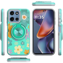 For Moto G 2025/2026/G Play 2026 Case Design w/ 360 Bling Stand + Tempered Glass