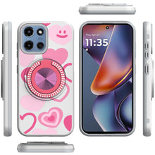 For Moto G 2025/2026/G Play 2026 Case Design w/ 360 Bling Stand + Tempered Glass