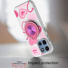 For Moto G 2025/2026/G Play 2026 Case Design w/ 360 Bling Stand + Tempered Glass