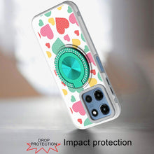 For Moto G 2025/2026/G Play 2026 Case Design w/ 360 Bling Stand + Tempered Glass