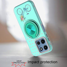 For Moto G 2025/2026/G Play 2026 Case Design w/ 360 Bling Stand + Tempered Glass