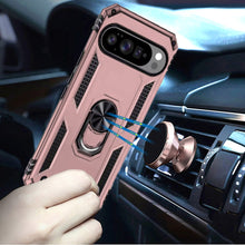 For Google Pixel 10 Pro XL Case Ring Holder Magnetic Kickstand + Tempered Glass