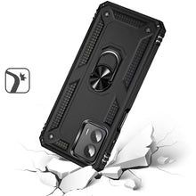 For Moto G Stylus 5G 2024 Case Ring Magnetic Kickstand Hybrid + Tempered Glass