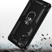 For Samsung Galaxy A03s Ring Magnetic Kickstand Protective Hybrid Phone Case