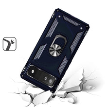 For Google Pixel 7A Case Ring Magnetic Kickstand Protective Hybrid Phone Cover