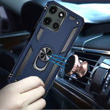 For Motorola Edge 2025 Case Ring Magnetic Kickstand Protective Phone Cover