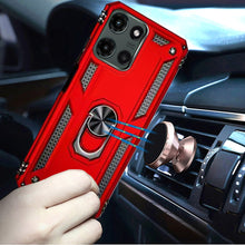 For Motorola Edge 2025 Case Ring Magnetic Kickstand Protective Phone Cover