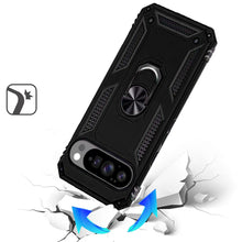 For Google Pixel 10/10 Pro Case Ring Holder Magnetic Kickstand + Tempered Glass