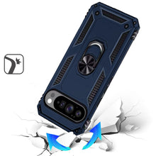 For Google Pixel 10/10 Pro Case Ring Holder Magnetic Kickstand + Tempered Glass