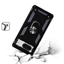 For Google Pixel 8A Case Ring Holder Magnetic Kickstand Hybrid Phone Cover