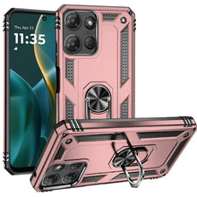 For Moto G Stylus 2025 Case Ring Magnetic Kickstand Hybrid Cover +Tempered Glass