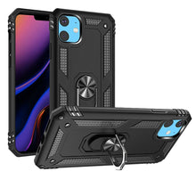 For iPhone 15 Case Ring Magnetic Kickstand Protective Cover + 2 Tempered Glass