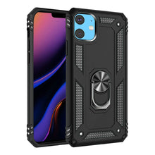 For Apple iPhone 11 Ring Magnetic Kickstand Protective Hybrid Phone Case