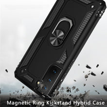 For Samsung Galaxy S22 Plus Premium Magnetic Ring Kickstand Hybrid Case Cover